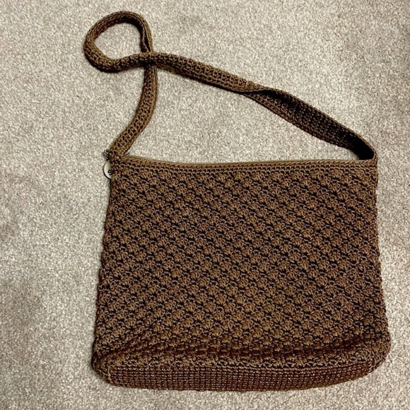 The Sak Brown Crochet Purse - Picture 1 of 5